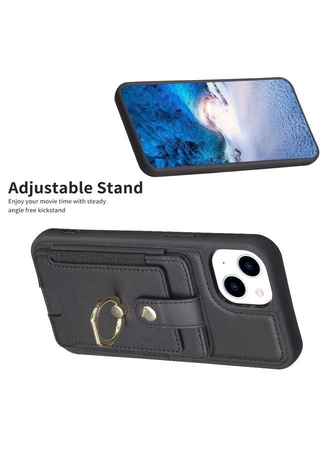 زبون جراب هاتف iPhone 11 BF27 مع حلقة معدنية وحامل بطاقة - Image 5