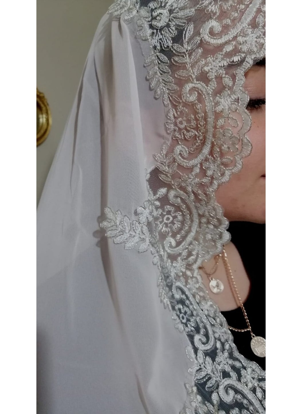 Lady Rio Mevlit Cover, Mevlit Shawl, Bebekm Evlidi Shawl, French Lace Mevlit Cover, Laced Mevlit Cover, French Lace Shawl 