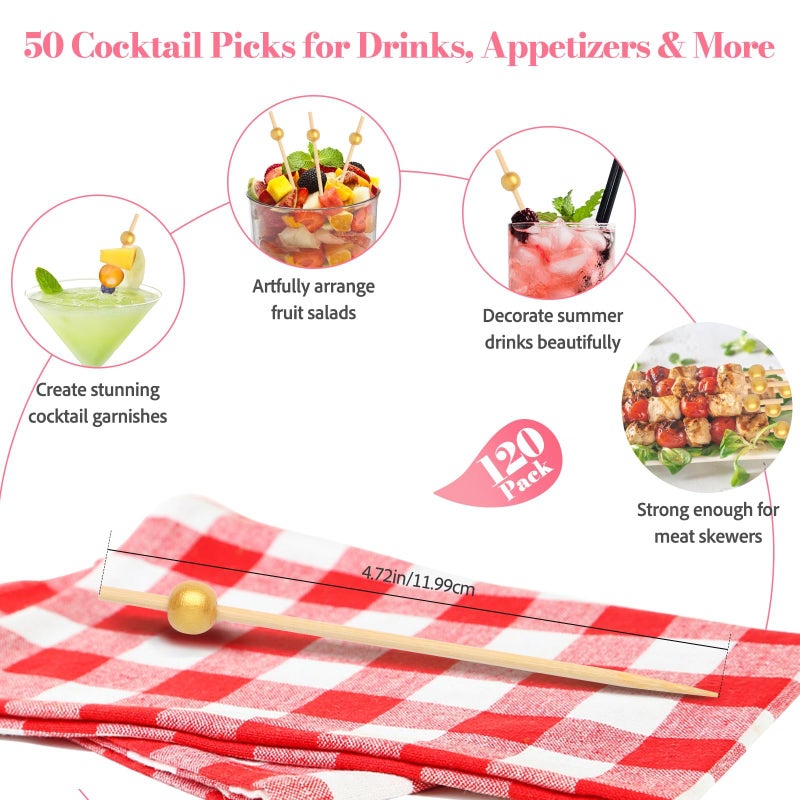 Fracurs 430 Pack Clear Dessert Cups Set with Spoons & Cocktail Picks, 5OZ Round Shooters Cups For Party, Mini Plastic Parfait Cups with Lids for Ice Cream Cake Pudding Fruit Yogurt Jello Appetizer Cup - Image 5