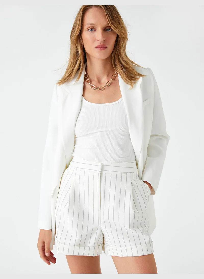 KOTON Lapel Detail Shorts