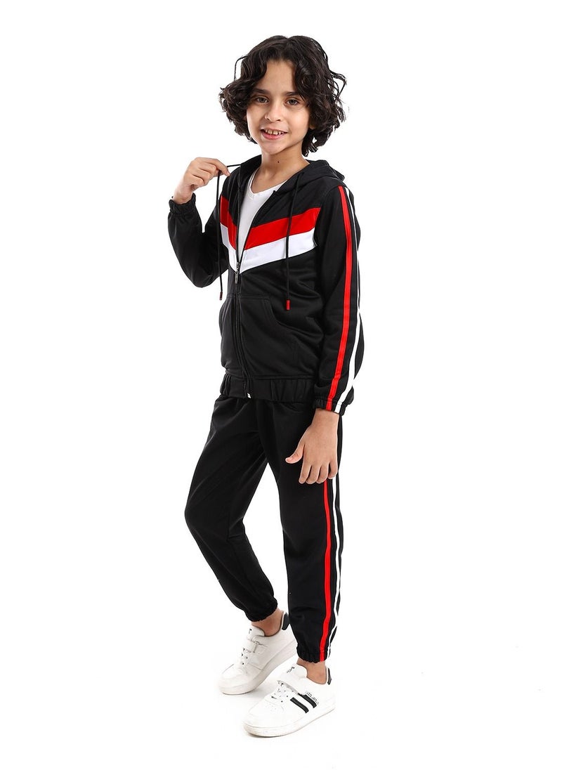 Caesar - Boys Training Suit With Pockets And Lined Design. - Image 1