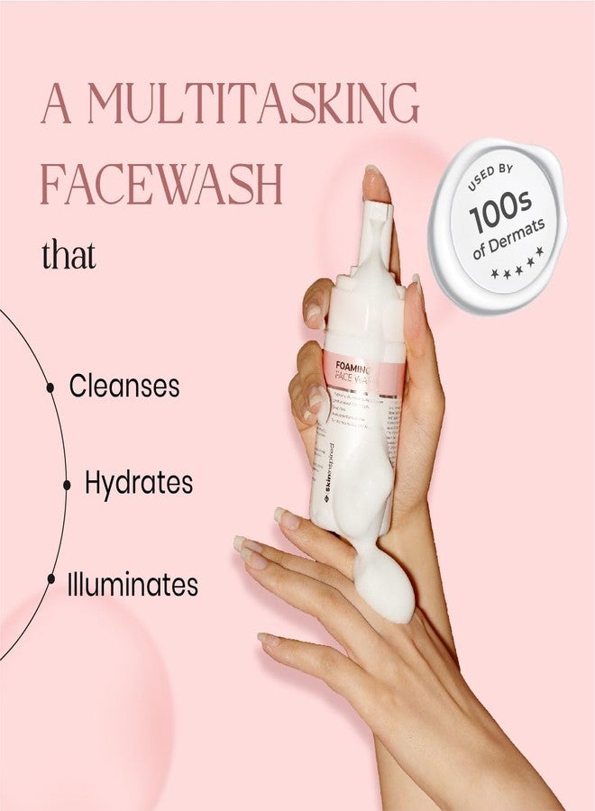 SkinInspired Foaming Facewash(For Normal to Dry, and Combination Skin) and Total Care Sunscreen (SPF 50+ PA+++) Combo pack (For All Skin Types)|Complete Face Care Kit For Men & Women - Image 4