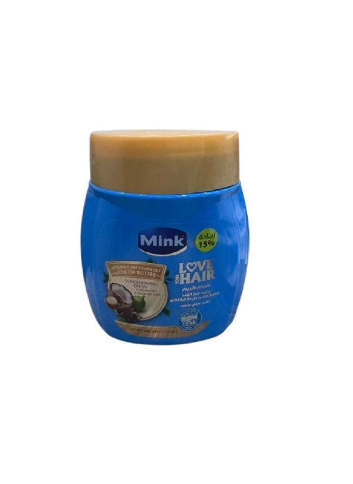Mink - Hair Conditioning Cream With Coconut, Macadamia Oils & Cocoa Butter - Image 1
