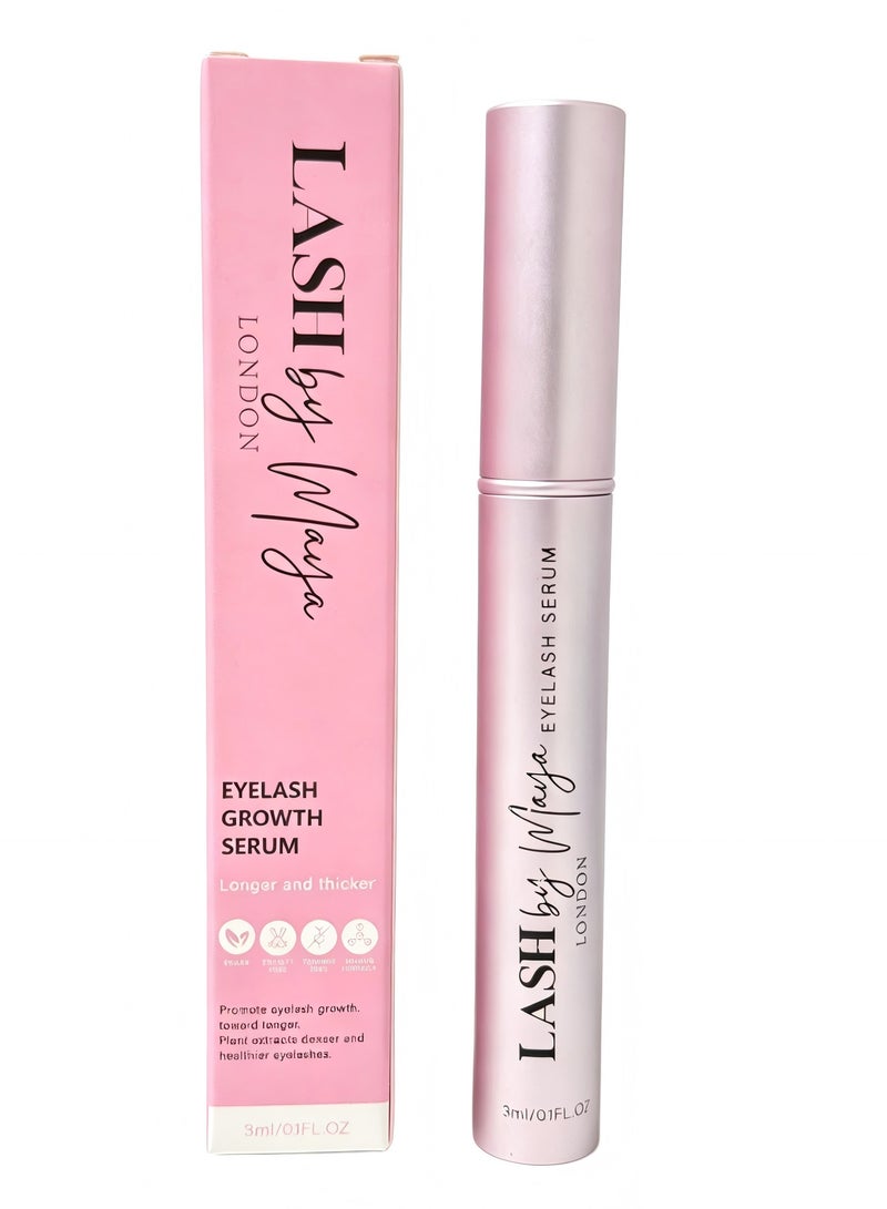 LASH BY MAYA Lash by Maya Serum,Official Authentic LASH by Maya LONDON,Eyelash Growth Serum,Lash Enhancing,Cruelty Free, 3ml - Image 1