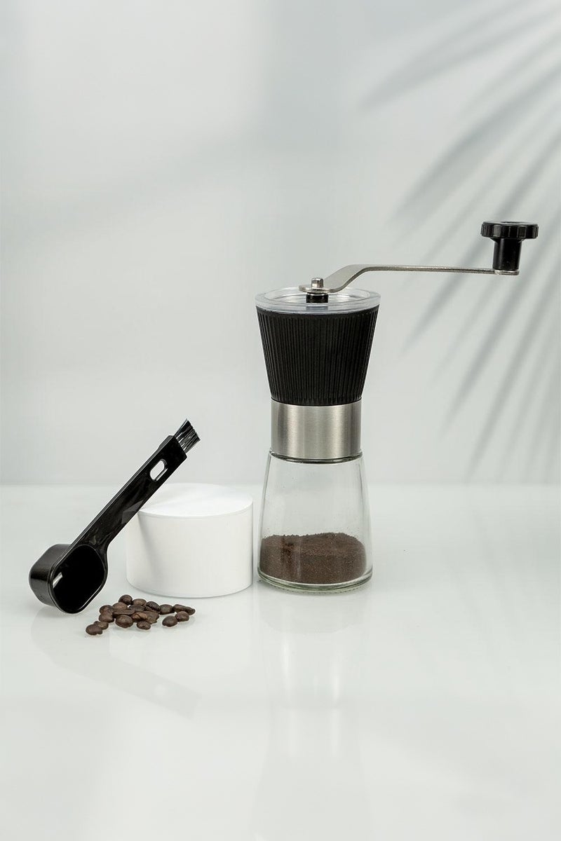 سِيمِير مطحنة قهوة يدوية، مطحنة قهوة يدوية مع شفرة خزفية مخروطية قابلة للتعديل - Image 1