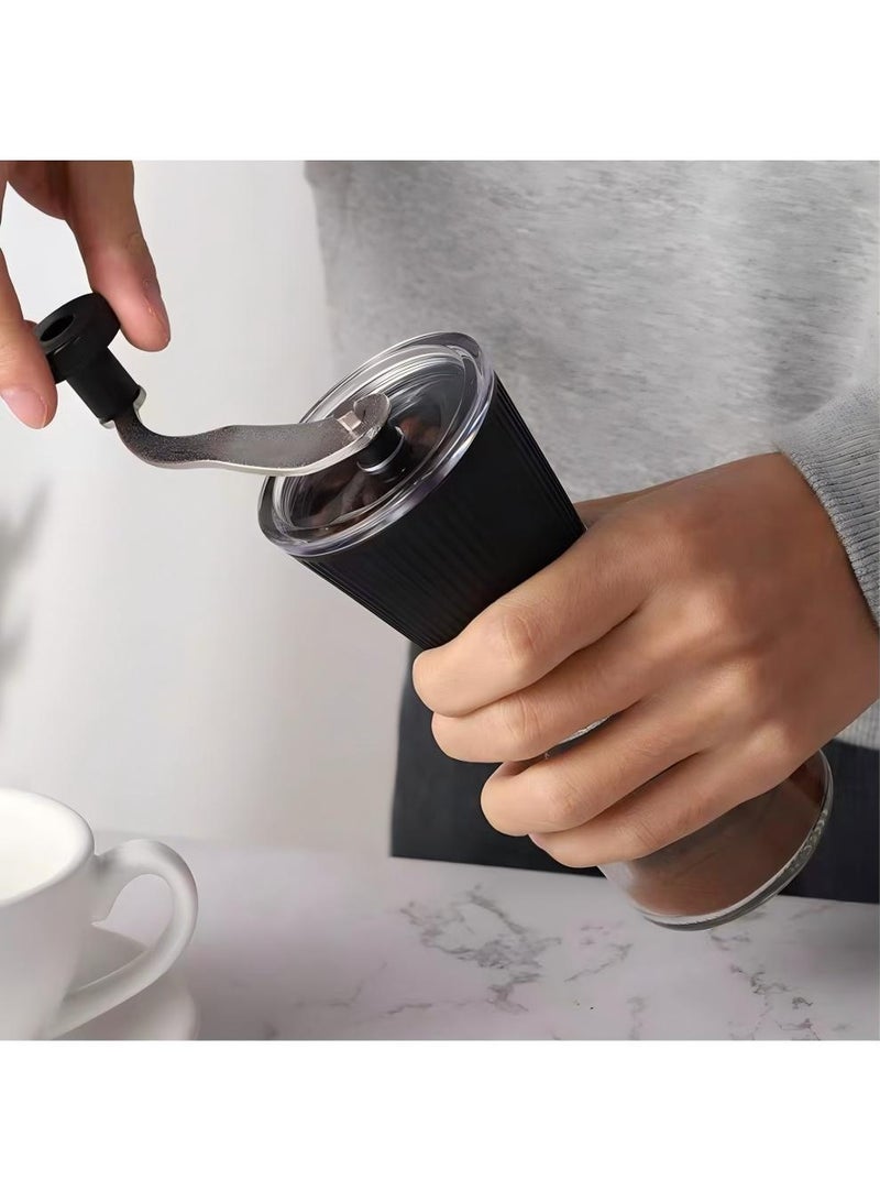 سِيمِير مطحنة قهوة يدوية، مطحنة قهوة يدوية مع شفرة خزفية مخروطية قابلة للتعديل - Image 3