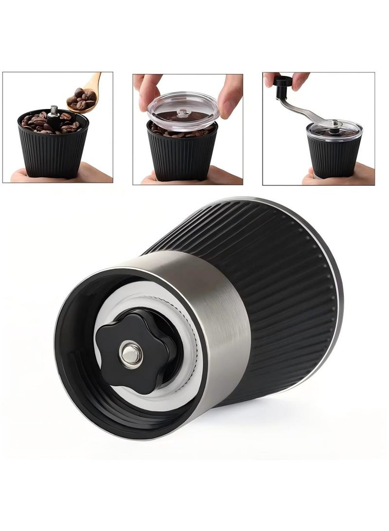 سِيمِير مطحنة قهوة يدوية، مطحنة قهوة يدوية مع شفرة خزفية مخروطية قابلة للتعديل - Image 2