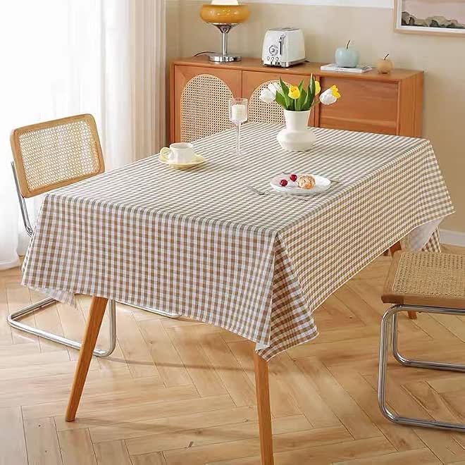 Generic Heavyweight Dining Tablecloth, Black and White, 183x137cm, .nin