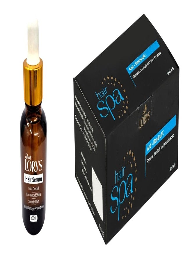 LORYS Hair Serum+Hair Spa Purifying Concentrate Combo | Lavender & Rosemary | Frizz Free | Shine Enhancement | Smooth & Hair protection | For All Hair Types | For Men & Women | (30 ml +48ml) - Image 1