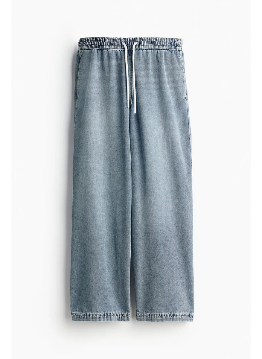 H&M Denim Pull-On Trousers