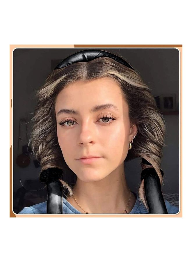 نيبمينينت مجموعة ربطة الشعر الإسفنجية لتجعيد من دون حرارة أسود - Image 3