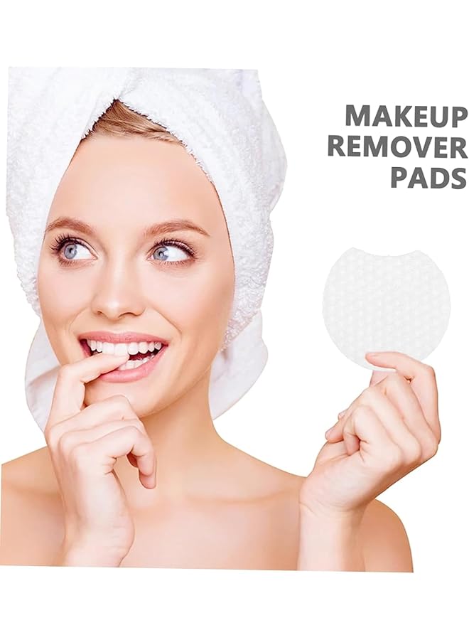 NALACAL Pearl Pattern Makeup Remover Cotton 600 Pcs Eye Makeup Pads Lint Free Makeup Pads Make Up Wipes Skin Friendly Makeup Pads To Disassemble Miss Makeup Remover Wipes Non Woven Fabric - Image 2