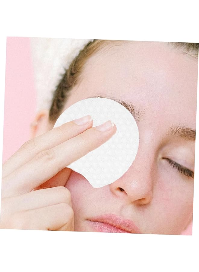 NALACAL Pearl Pattern Makeup Remover Cotton 600 Pcs Eye Makeup Pads Lint Free Makeup Pads Make Up Wipes Skin Friendly Makeup Pads To Disassemble Miss Makeup Remover Wipes Non Woven Fabric - Image 4