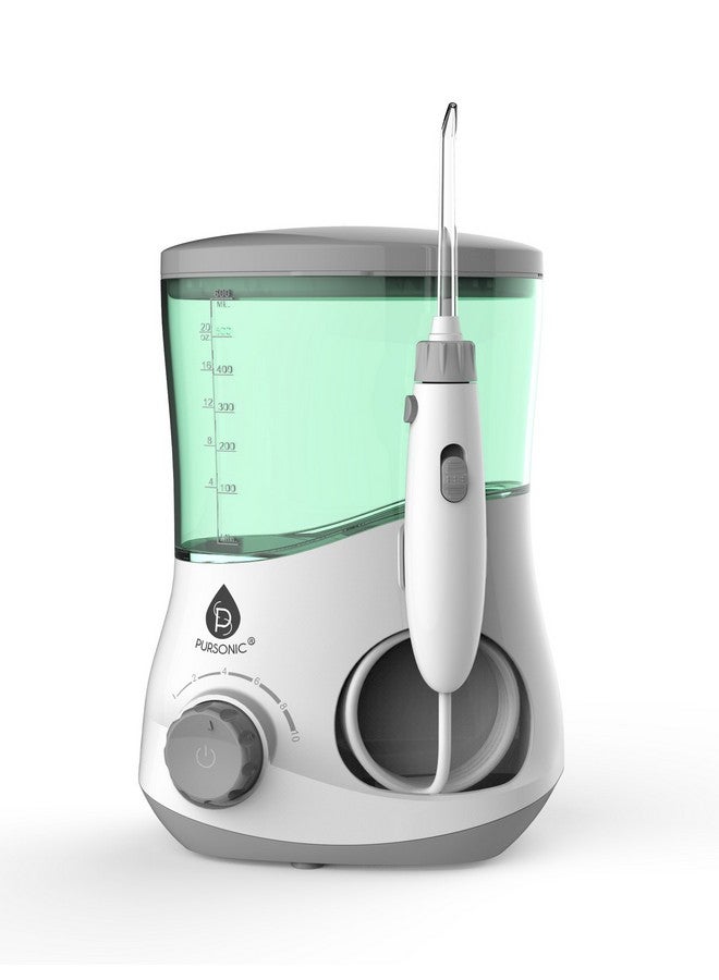 Pursonic Ursonic Oi200 Professional Counter Top Oral Irrigator Water Flosser With 3 Nozzles Plus A Bonus Tongue Scraper - Image 3