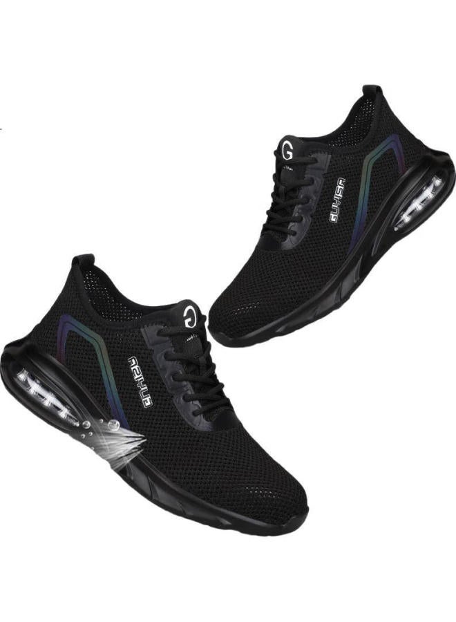 WELDON Shield Men'S Steel Toe Anti-Smashing Anti-Piercing Soft Bottom Ultra-Light Work Safety Shoes 1136T Size 46 - Image 1