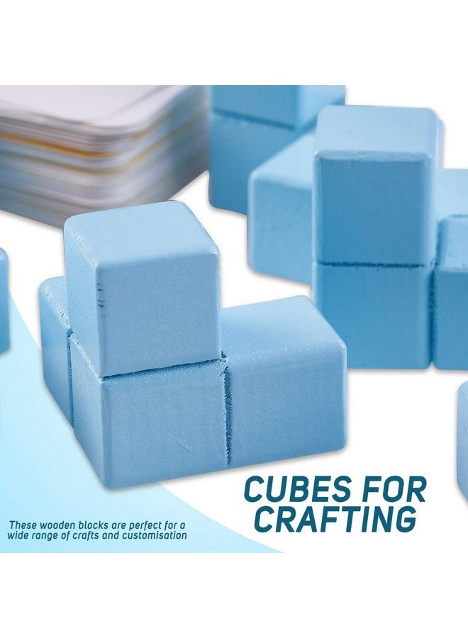 BAYBEE Wooden Cubes Stacking Puzzle Building Blocks Toys For Kids Kids Toys With 60 Intellectual Challenge Board Brain Games For Kids ; Educational Baby Toys Puzzle Block Games For Kids 3+ Years - Image 4