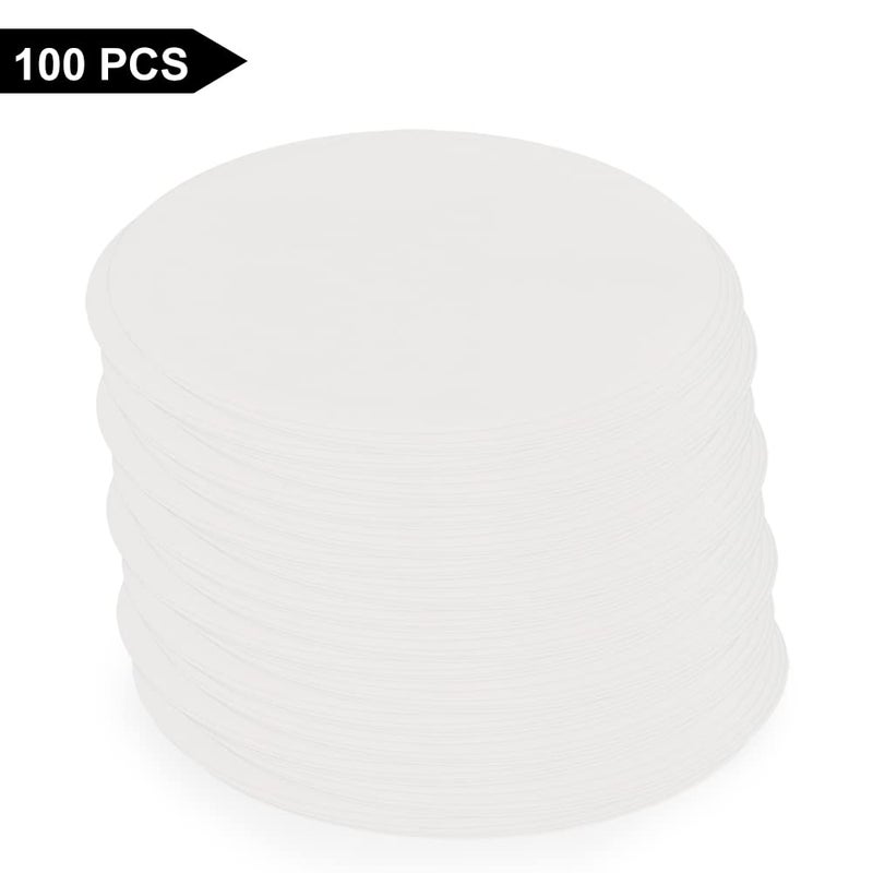 stonylab Qualitative Filter Paper, 94 mm Diameter Fast Speed Cellulose Filter Paper Circles, 25 Microns Particle Retention, 100 Packs - Image 3