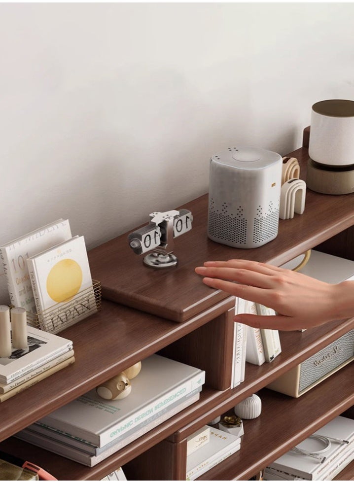 كوزينيست رف كتب خشبي قابل للتوسيع، منظم مكتب قابل للتعديل للتخزين في غرفة النوم وغرفة المعيشة والمكتب وغرفة الدراسة، مكتبة لتوفير المساحة - Image 3