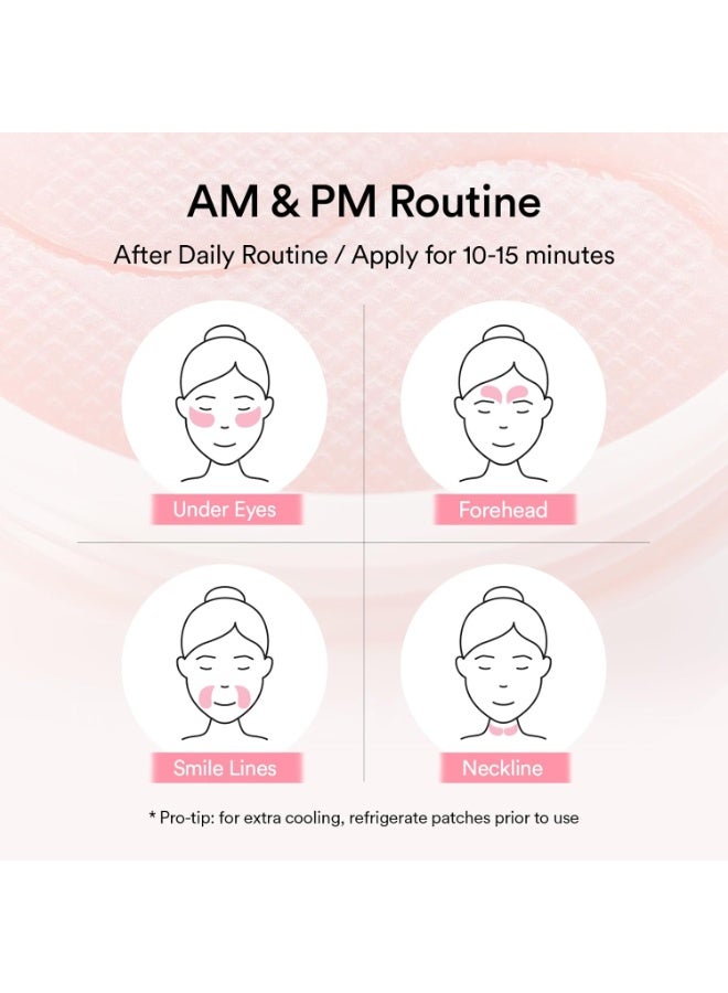 abib PDRN Retinal Eye Patch Glow jelly 60 Patches, Korean Under Eye Patches for Puffy Eyes and Dark Circles, Anti-Wrinkle, Collagen, Caffeine, Niacinamide - Image 5