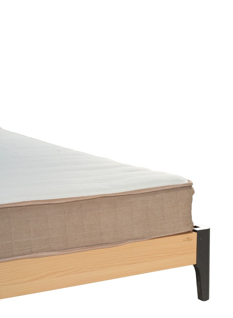 ROYALOAK Royaloak Bloomz Bonnell Spring Queen Size Mattress 8 Inches | Luxury Knitted Fabric | PU Foam with Bonnell Spring Support | Ideal Queen Size Bed Mattress | Designed for Lasting Comfort and Daily Use - Image 4