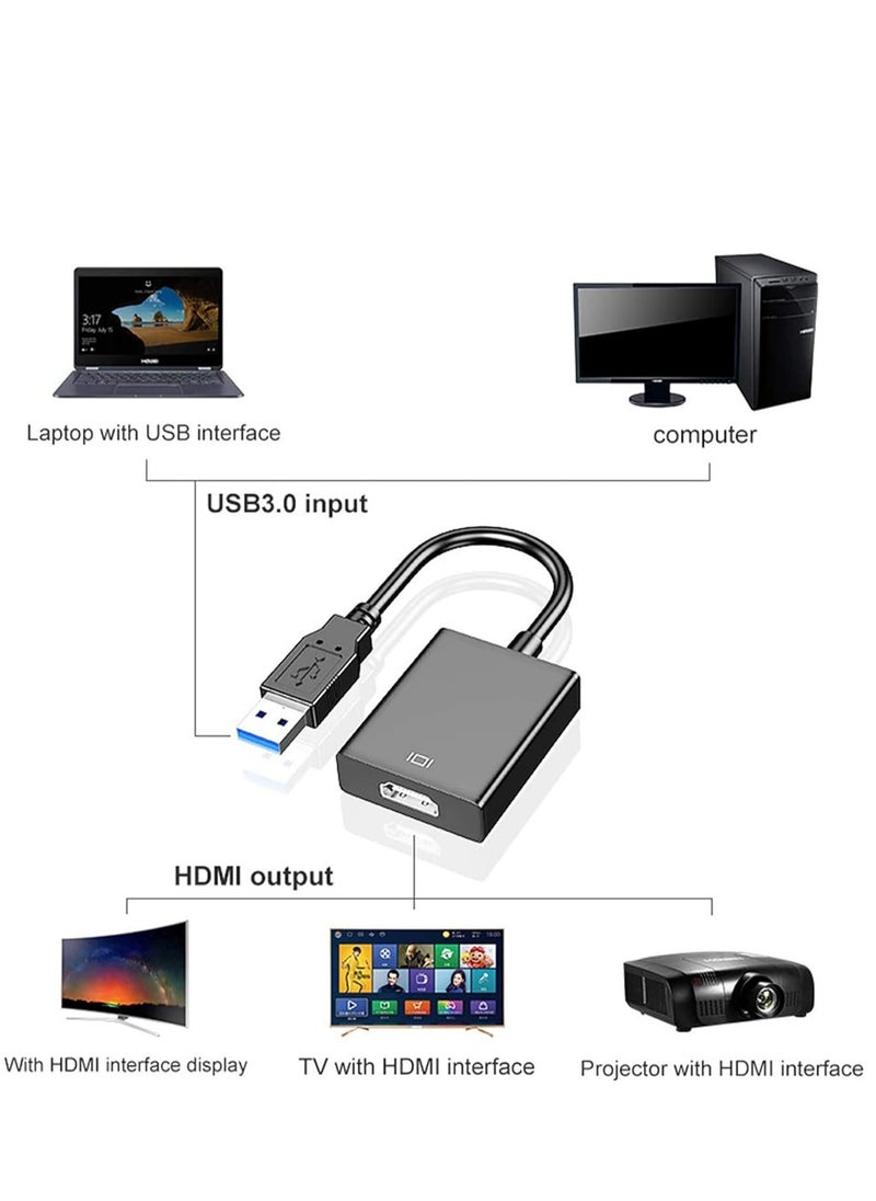 ELTRAZONE USB to HDMI Adapter - Multi-Display Video Converter for PC Laptop Windows 7 8 10, Desktop, Monitor, Projector, HDTV - Image 4