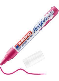 Edding 5100 Medium Tip Acrylic Marker - Telemagenta - 2-3mm Round Tip  - Image 1