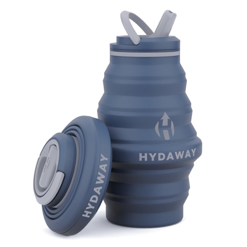 HYDAWAY 17oz Travel Collapsible Water Bottle - BPA-Free, Leakproof, Lightweight, Space-Saving - Image 1