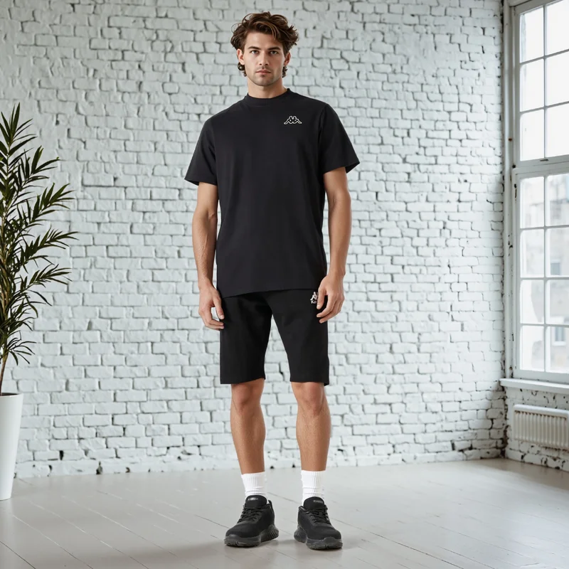 Kappa Kappa Relaxed Fit Crew Neck T-shirt with Short Sleeves