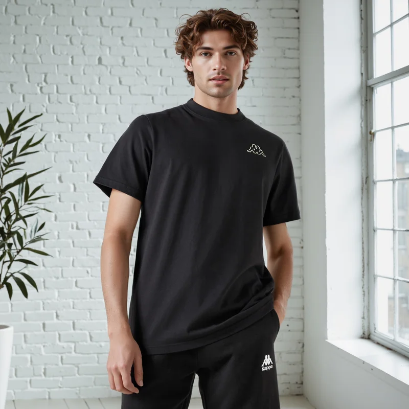 Kappa Kappa Relaxed Fit Crew Neck T-shirt with Short Sleeves
