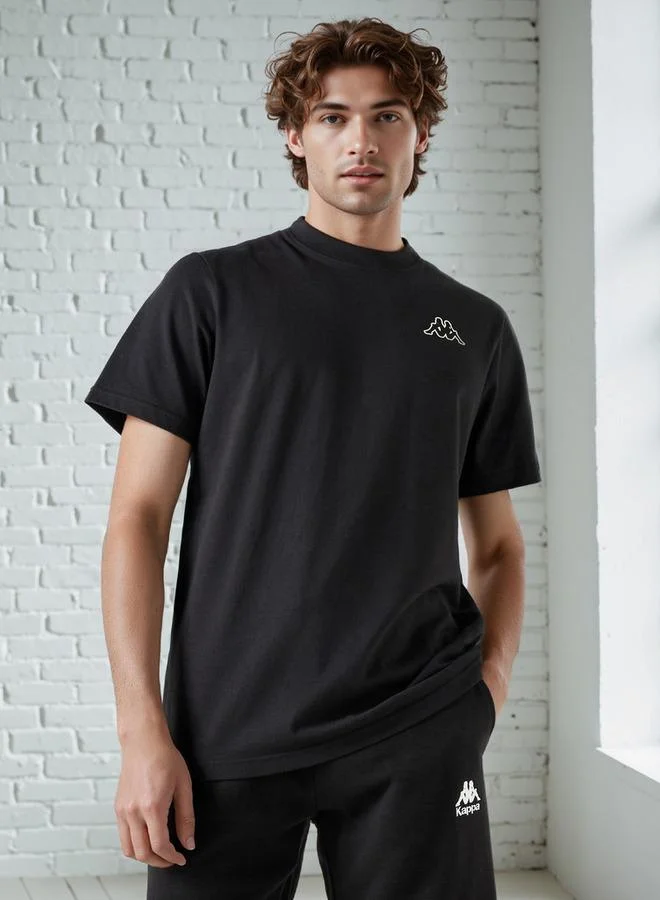 Kappa Relaxed Fit Crew Neck T-shirt with Short Sleeves