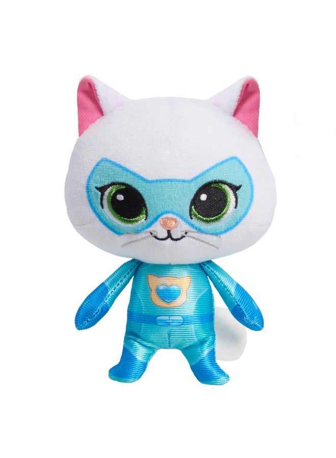 Just Play Disney Junior SuperKitties 6.5-inch Small Plush Stuffed Animal, Bitsy, Kitten, Kids Toys for Ages 2 Up