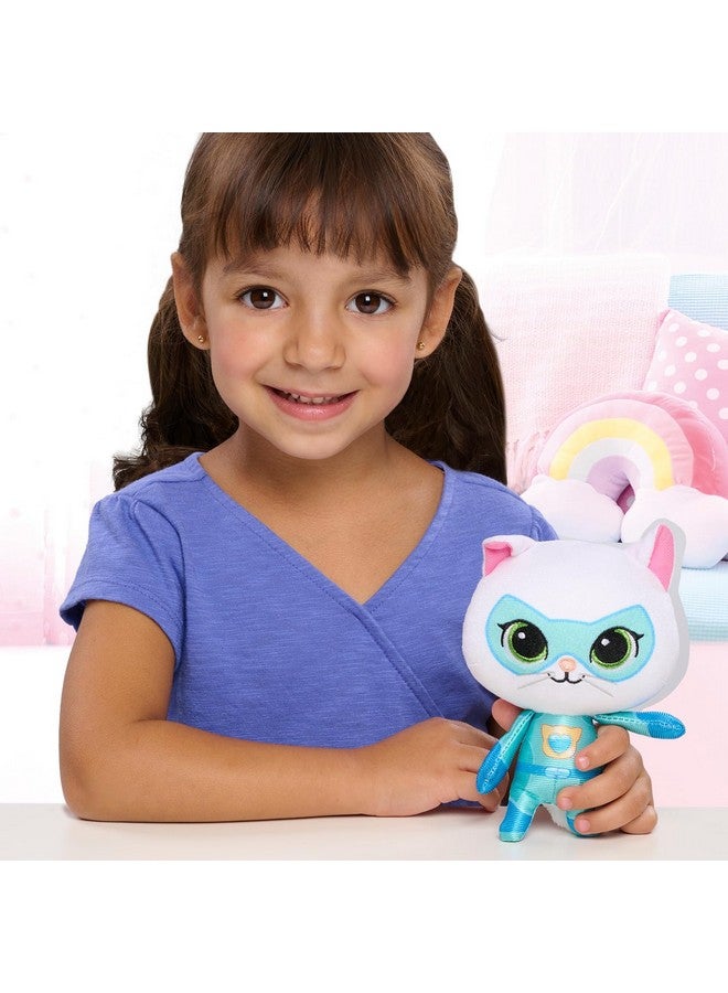 Just Play Disney Junior SuperKitties 6.5-inch Small Plush Stuffed Animal, Bitsy, Kitten, Kids Toys for Ages 2 Up