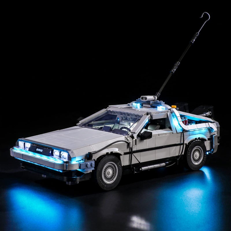 GEAMENT LED Light Kit Compatible with Lego Back to The Future Time Machine Lighting Set for Creator 10300 Building Model Model Set Not Included - Image 2