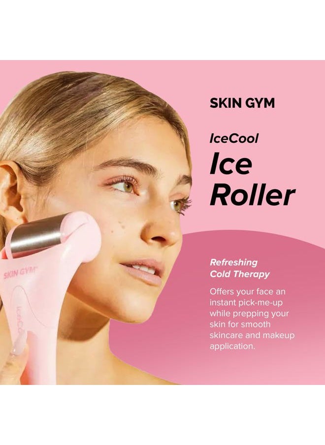 SKIN GYM IceCool Ice Roller, Stainless Steel Cryo Facial Tool for Puffiness and Redness Relief  - Image 2