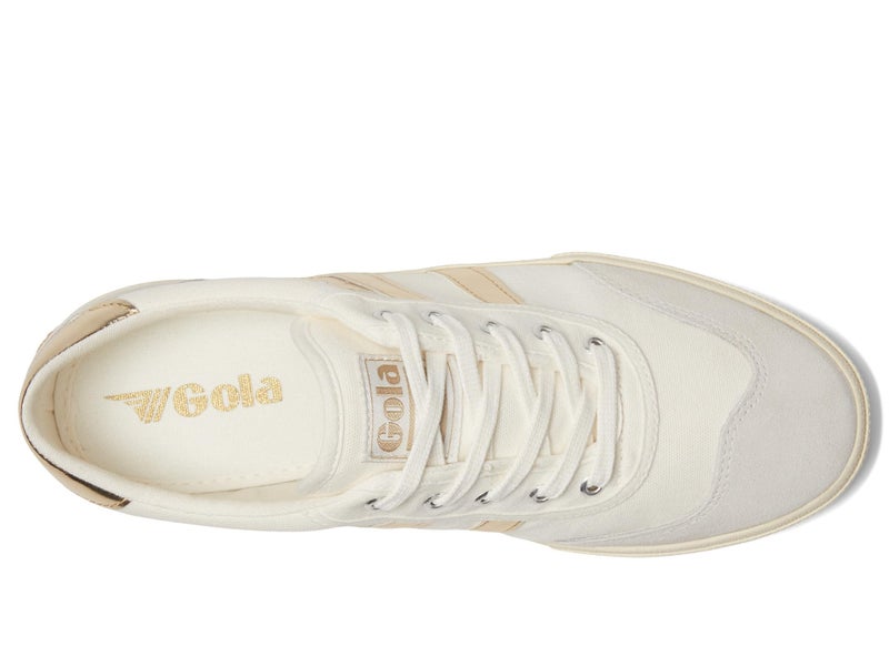 Gola Women's Badminton Off-White/Gold 6.5 Medium - Image 2