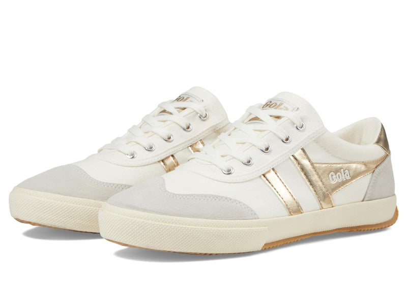 Gola Women's Badminton Off-White/Gold 6.5 Medium - Image 1
