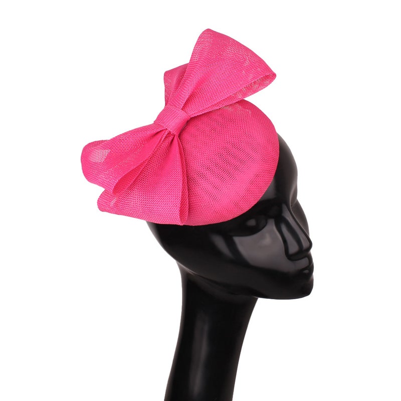New Imitation Linen Hat Creative Bow Fascinator Bridal Headdress Hat Supply - Image 2
