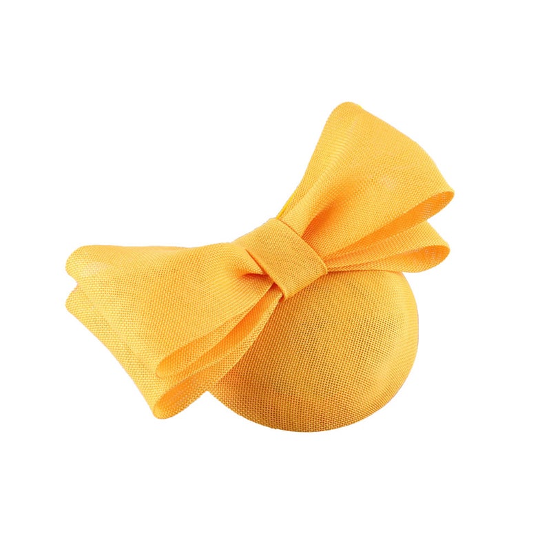 New Imitation Linen Hat Creative Bow Fascinator Bridal Headdress Hat Supply - Image 3