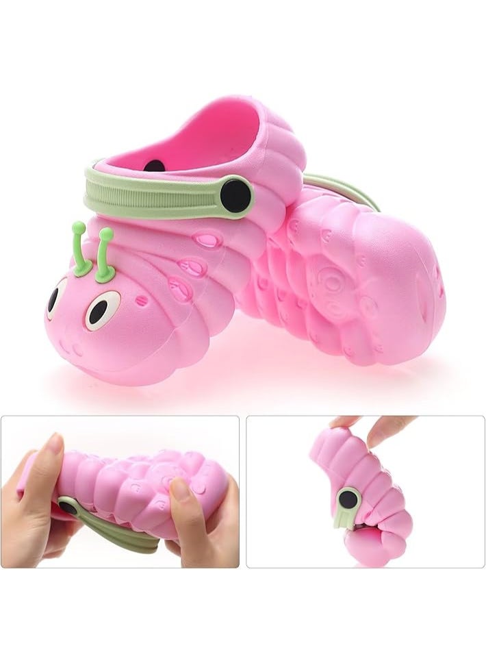 MiniMe Baby Boy EVA Foam Sandals | 1 Year | pink and green | EVA Foam & Flexible Strap | Bug Design | Lightweight & Breathable | Easy Slip-On & Adjustable Heel Strap | Non-Slip Durable Sole - Image 4