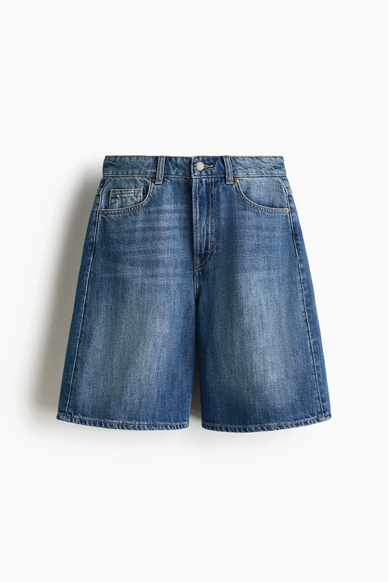 H&M  Denim Bermuda shorts for Women | Best Price UAE