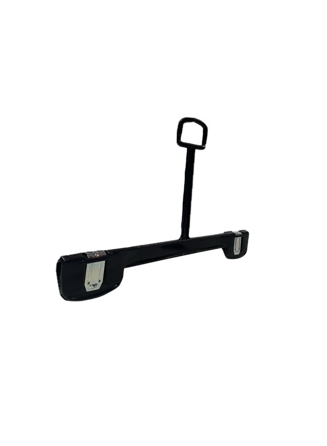 Ethic Solutions 500 PCS BOX OF 8 INCH PLASTIC BOTTOM HANGERS WITH LOOP & METAL CLIPS - NB 1104  - Image 1