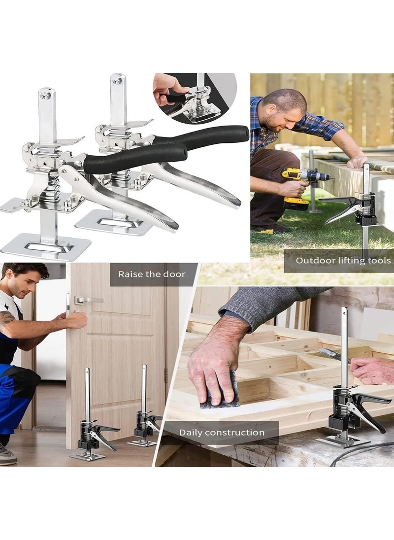 Trendy Nest Trendy Nest Hand Lifting Tool Jack FUNSUEI 1 Packs Labor Saving Arm Jack Stainless Steel Arm Tool Lift MultiFunction Height Adjustment Lifting Device for Board Tiles Doors  - Image 2