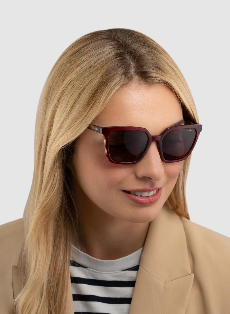 Radley نظارات شمسية قطعية مستقطبة للنساء RDS-6506 بني 54 مم - Image 4