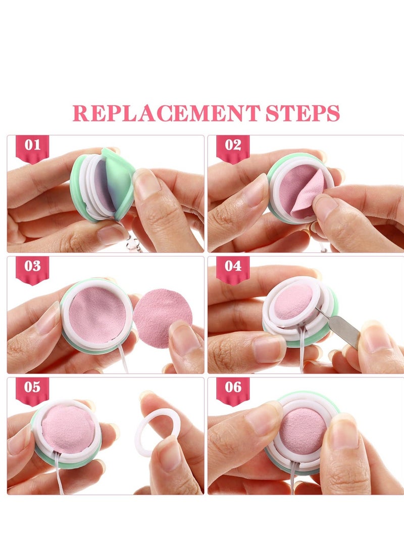 Captaintech SYOSI 8 Pack Phone Screen Cleaners, Colorful Macaron Shape Cell Phone Computer Glasses Cleaner Cloth Mobile Phone Screen Lens Wipes Glasses with Portable Keychain for Laptop Decorative Bag Pendant - Image 4