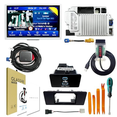 TIKSCIENCE SYNC 2 to SYNC 3 Upgrade Kit 8-Inch Touch Screen Fit for Ford Lincoln Explorer SYNC3.4 MyFord Touch/Support Carplay with GEN IV APIM Module, USB Hub, Navigation - Image 1