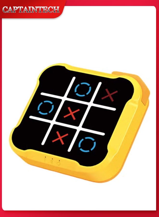 Captaintech Tic Tac Toe Games, 3 in 1 Electronic Handheld Puzzle Game Console, Portable Chess Board Games, Fidget Toys for Kids and Adults, Educational Travel Games Family Game Improve Memory and Concentration - Image 1