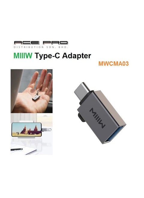 MIIIW Type-C Adapter MWCMA03 USB 3.0 OTG Adapter Type C Male To USB Female Converter
