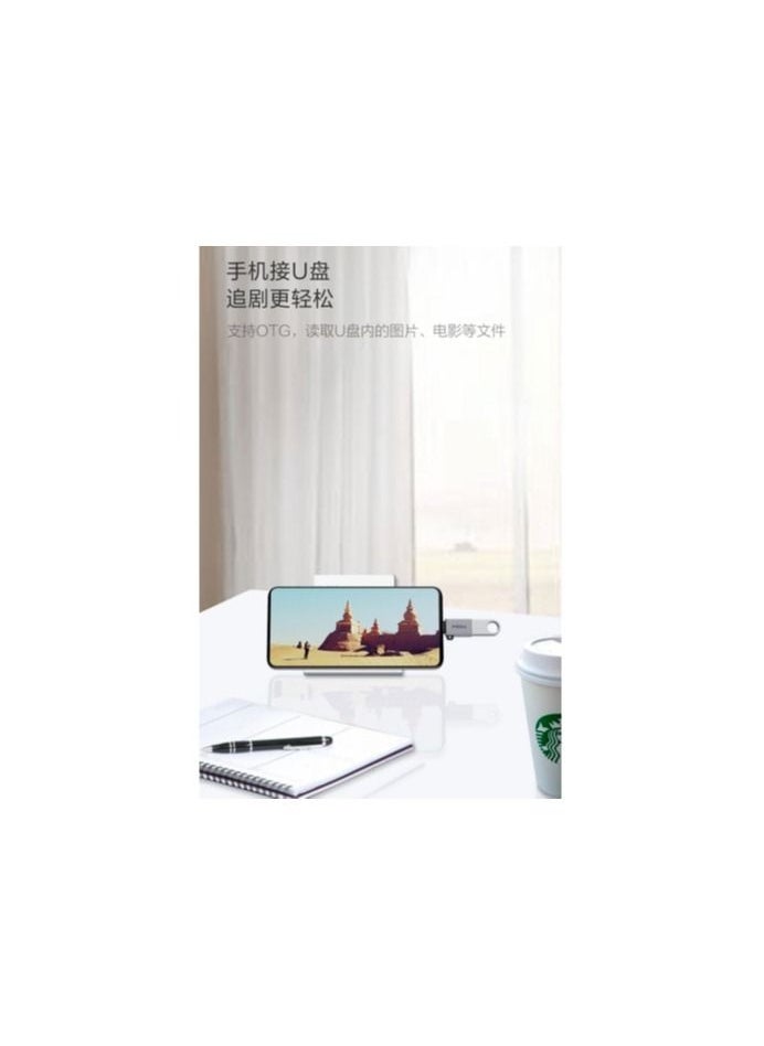 ACE - MIIIW Type-C Adapter MWCMA03 USB 3.0 OTG Adapter Type C Male To USB Female Converter - Image 1