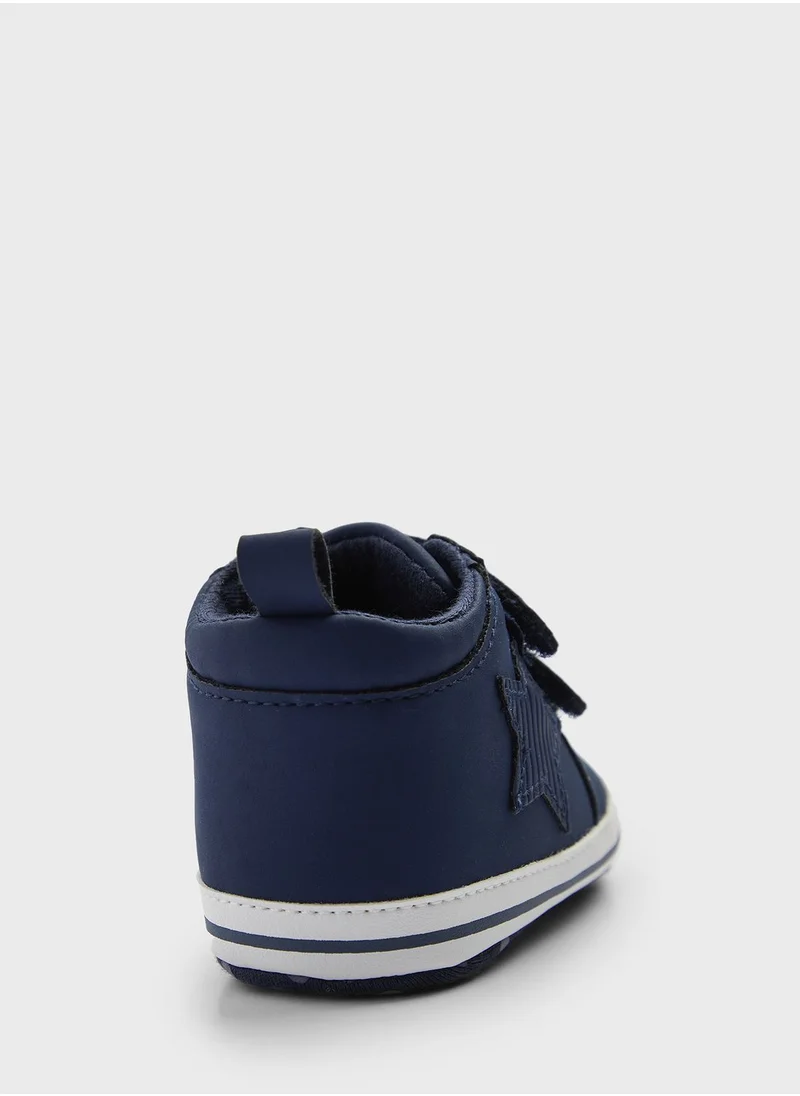 مذركير Infant Velcro Low Top Sneakers