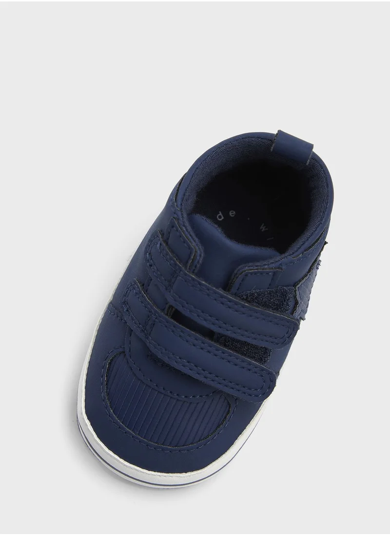 مذركير Infant Velcro Low Top Sneakers